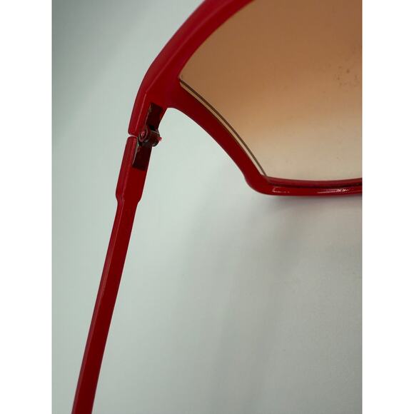 Vintage Pierre Cardin Red Oversized Sunglasses France PC 39 1970s